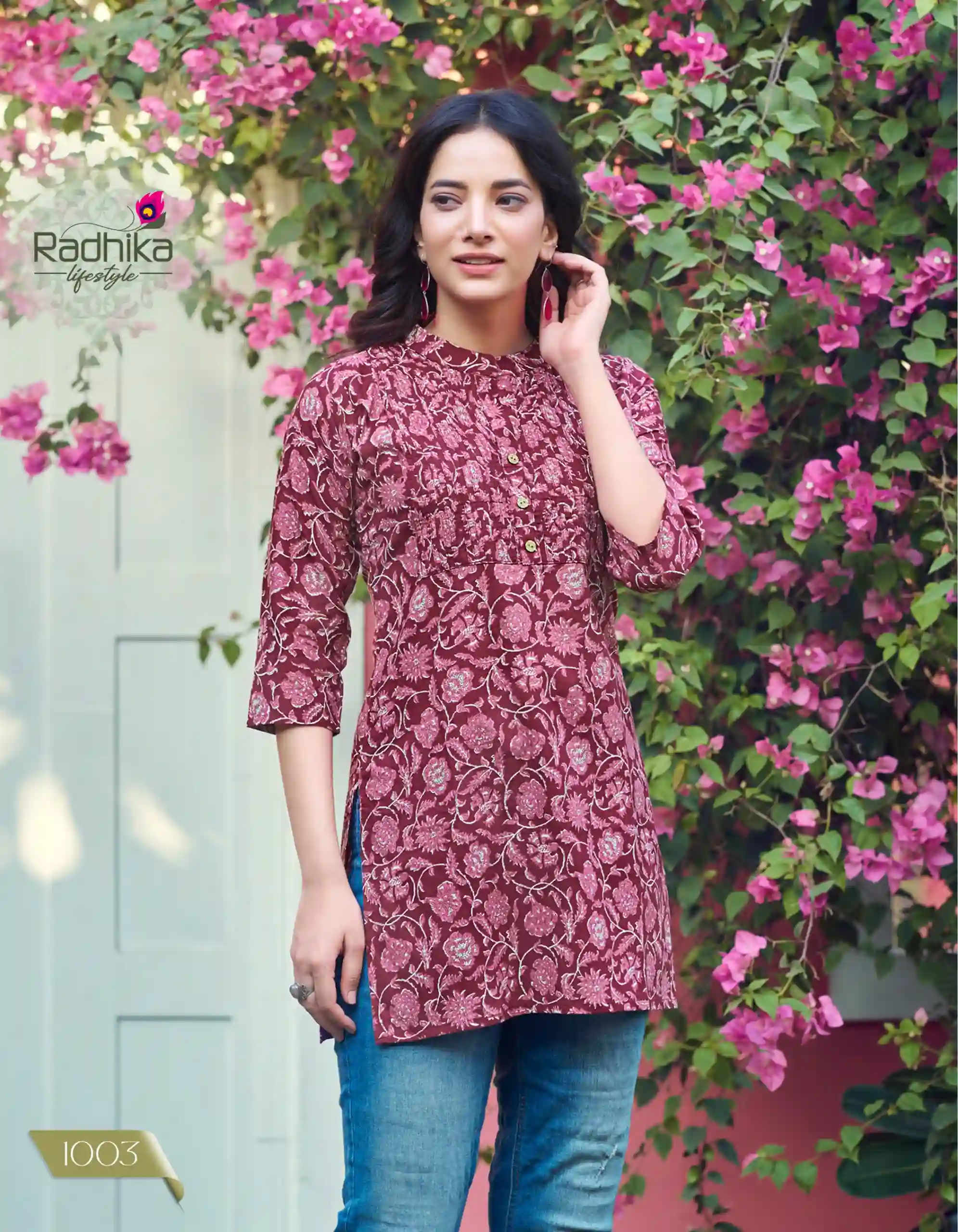 Radhika Lifestyle Summer Shine Vol 1 Pure Heavy Cotton Wholesale Kurtis Catalog — Wholesale Kurtis, MPA wholesale from Surat - Gallery Image 6